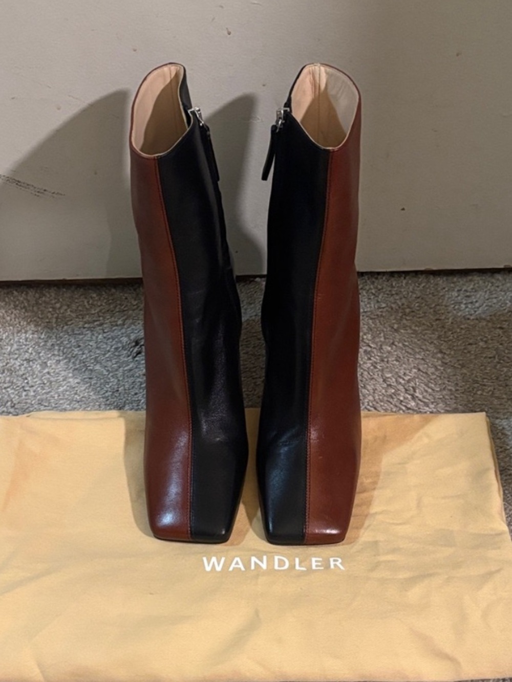 🧉 Wandler Two-Tone Boots - Picture 3 of 15
